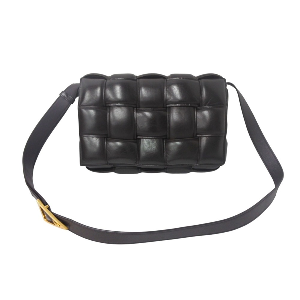 BOTTEGA VENETA Padded Cassette Intrecciato Shoulder Bag Purple